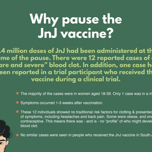 Why Pause JnJ vaccine